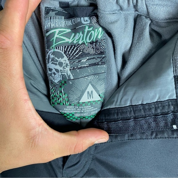 Burton Snowboarding Snow Pants Unisex Youth Size M Black - Picture 6 of 7